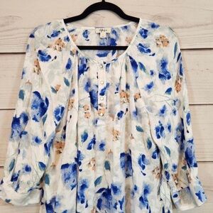 Style & Co. Women’s Floral Blouse XL